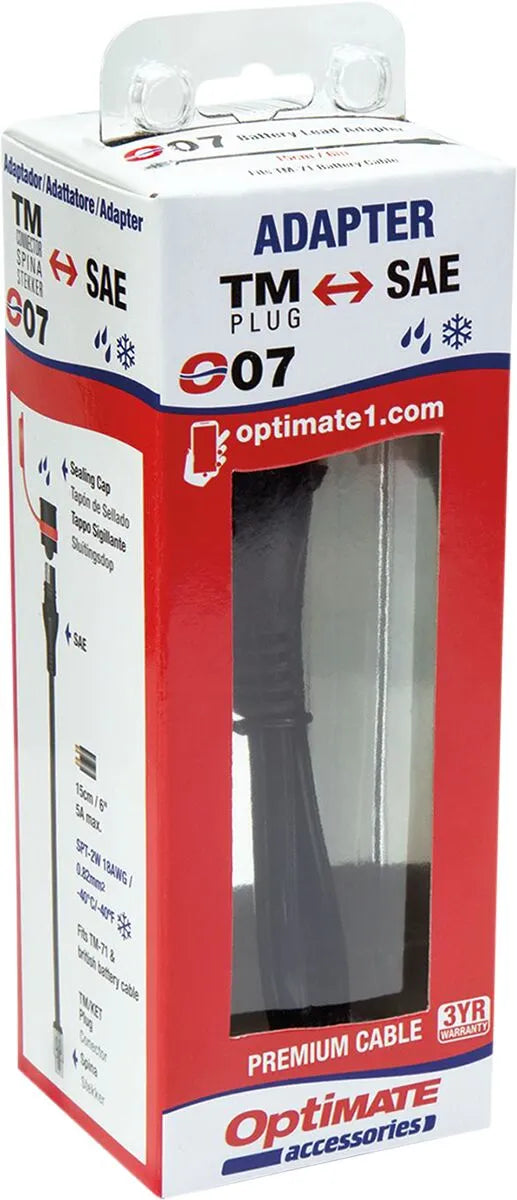 Tecmate Optimate Ladekabeladapter