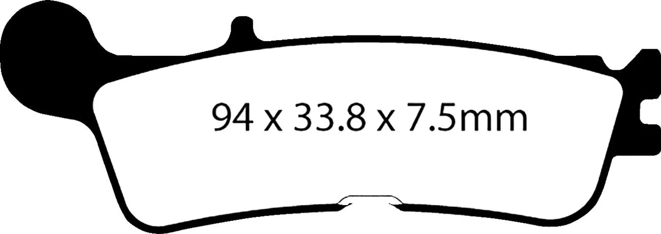EBC Long-life Sintered "R" Bremsbeläge