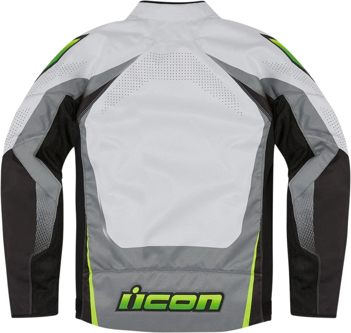 Icon Hooligan Ultrabolt Jacke – Schwarz/Grau/Weiß/Leuchtgelb