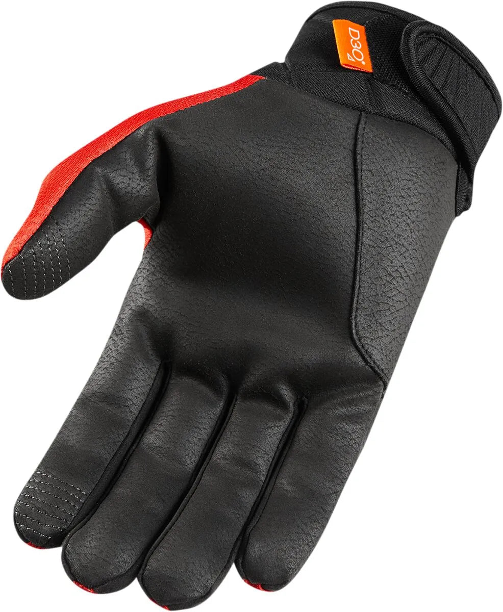 Icon Anthem 2 Ce™ Herren-Motorradhandschuhe – Schwarz/Rot