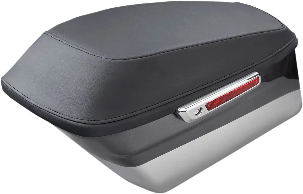 Saddlemen Bagger Deckelabdeckung - Schwarzes Vinyl