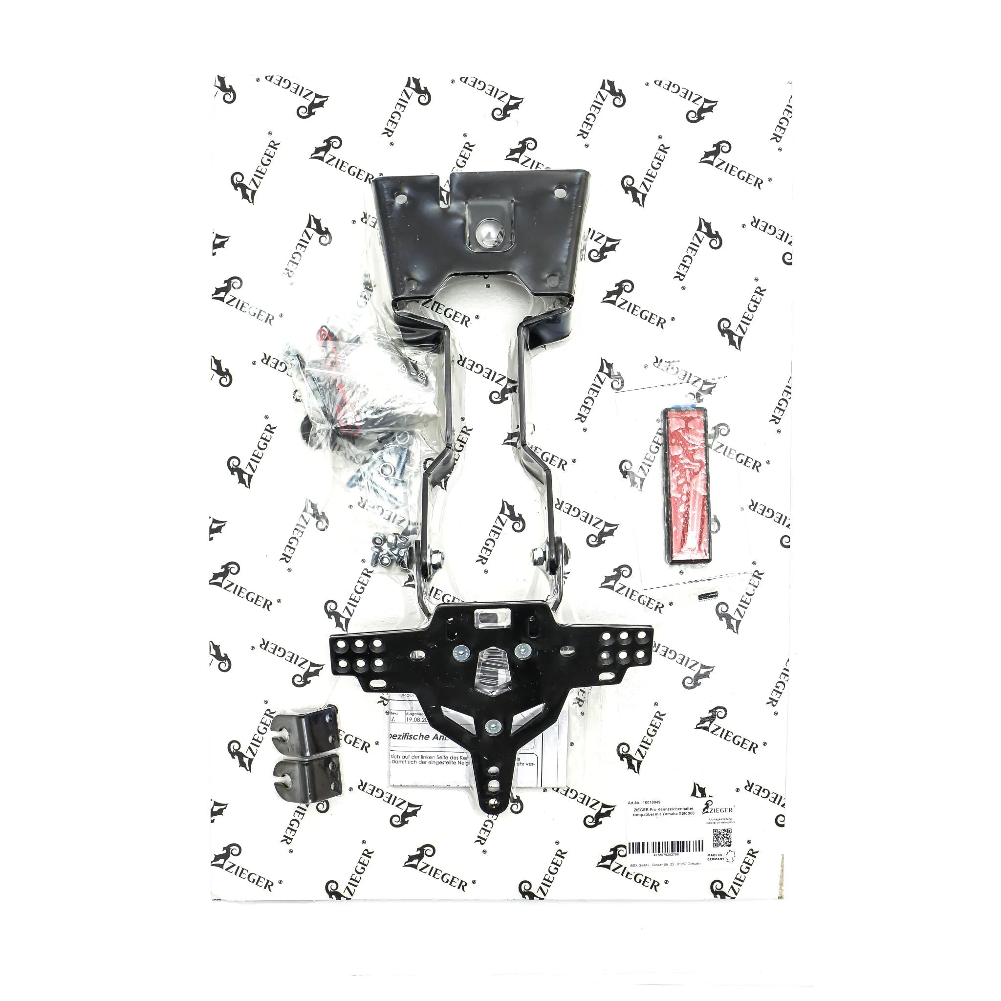 Zieger Pro Kennzeichenhalter Typ C