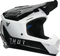 Thor Fleet Storm Helm - Mx, Weiß/Schwarz