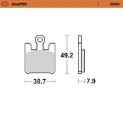 Moto-master Roadpro Sinterbremsbelag vorne