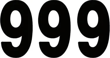 Factory Effex Pro Nummernschildgrafik - Schwarz 9