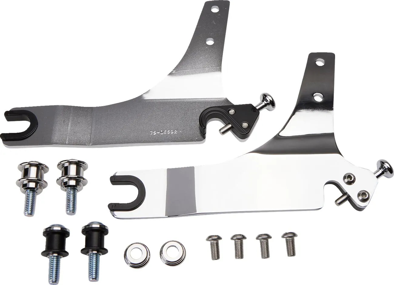 Abnehmbares Rückenlehnen-Set Cobra – Chrom-Finish