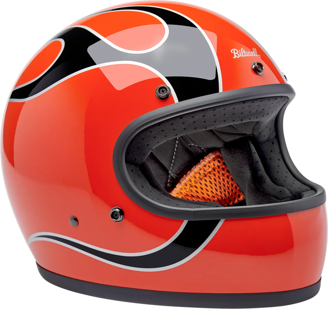 Biltwell Gringo Flames Helm