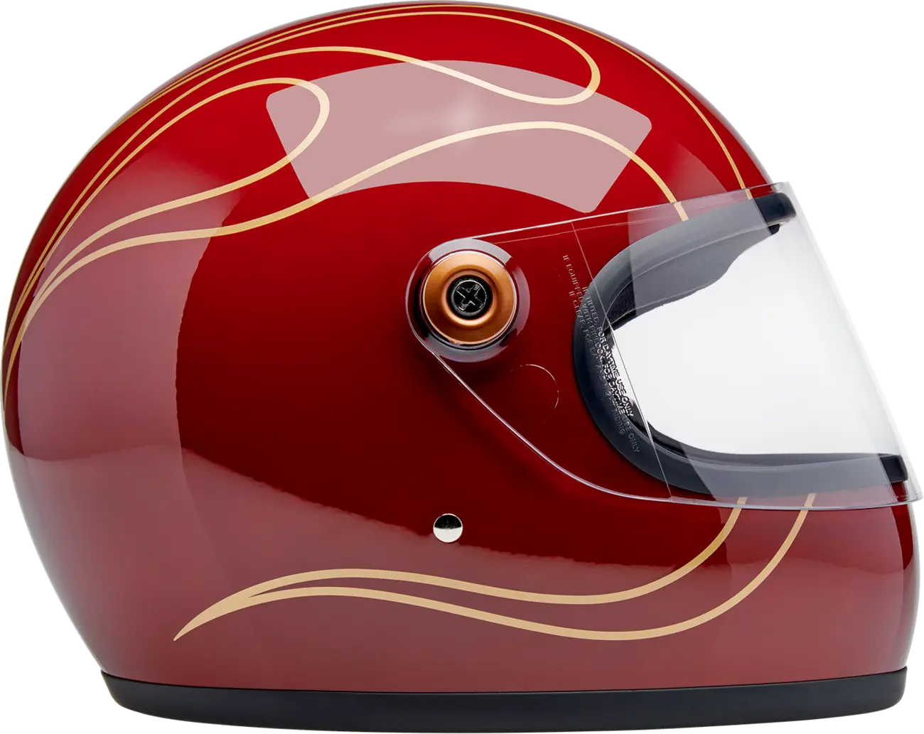 Biltwell Gringo S Integralhelm – Granatrot
