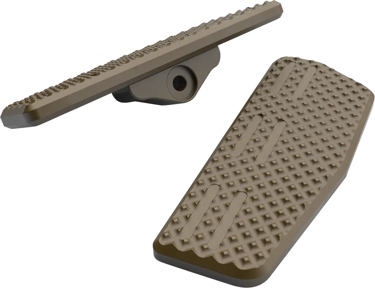 La Choppers Mini-Trittbretter – Bronzefarbenes Billet-Aluminium