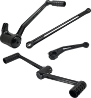 Arlen Ness Deep Cut Fußrasten – Schwarz eloxiert