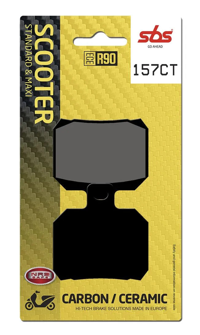 SBS CT Scooter Carbon Tech Organische Bremsbeläge