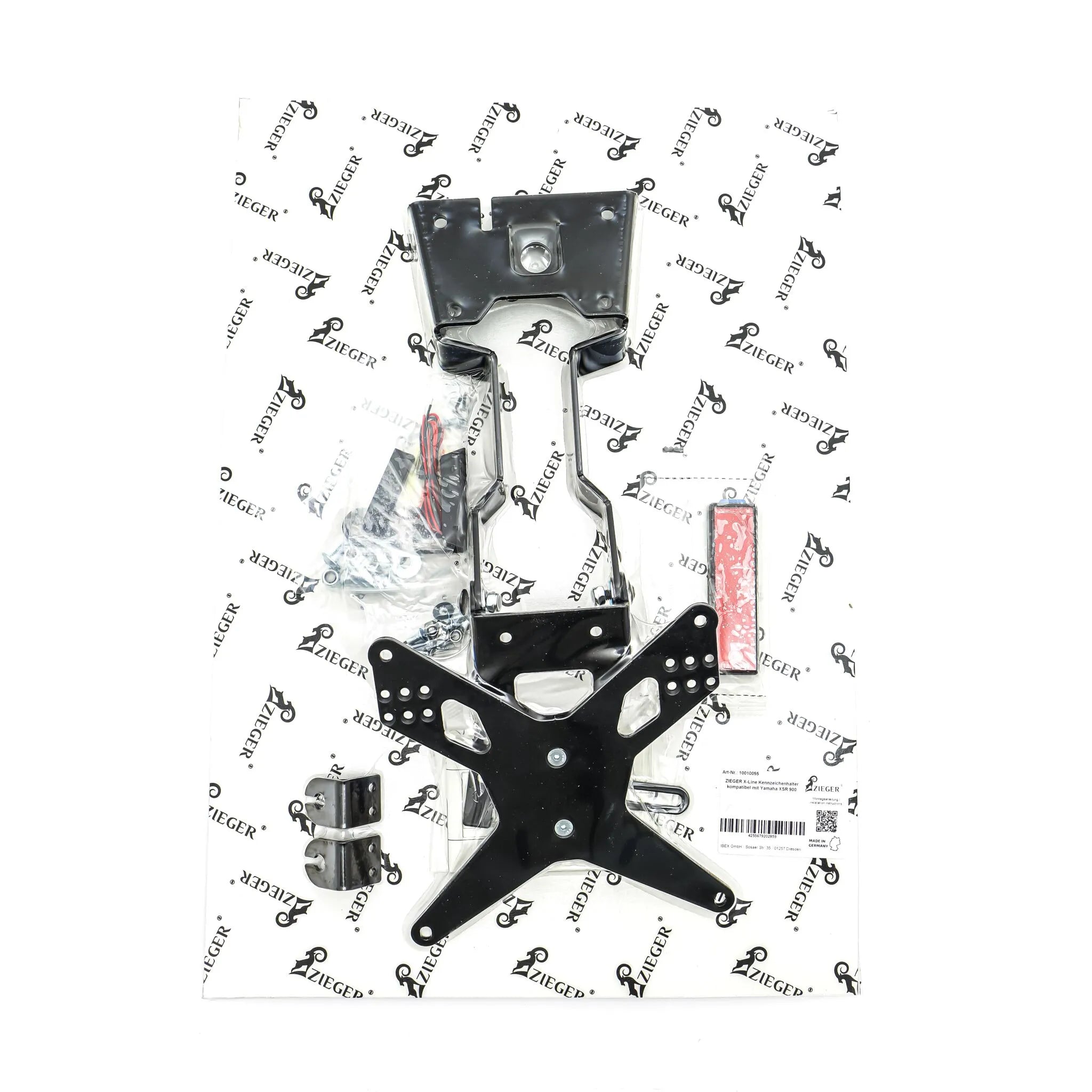 Zieger Kennzeichenhalter Typ E für Yamaha Motorräder