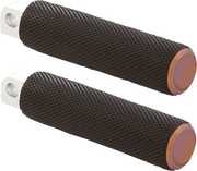 Arlen Ness gerändelte Fußrasten – Schwarz