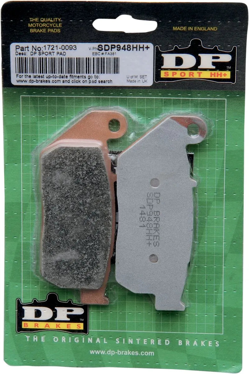 DP Brakes Sintermetall-Bremsbeläge für Harley-Davidson/Buell