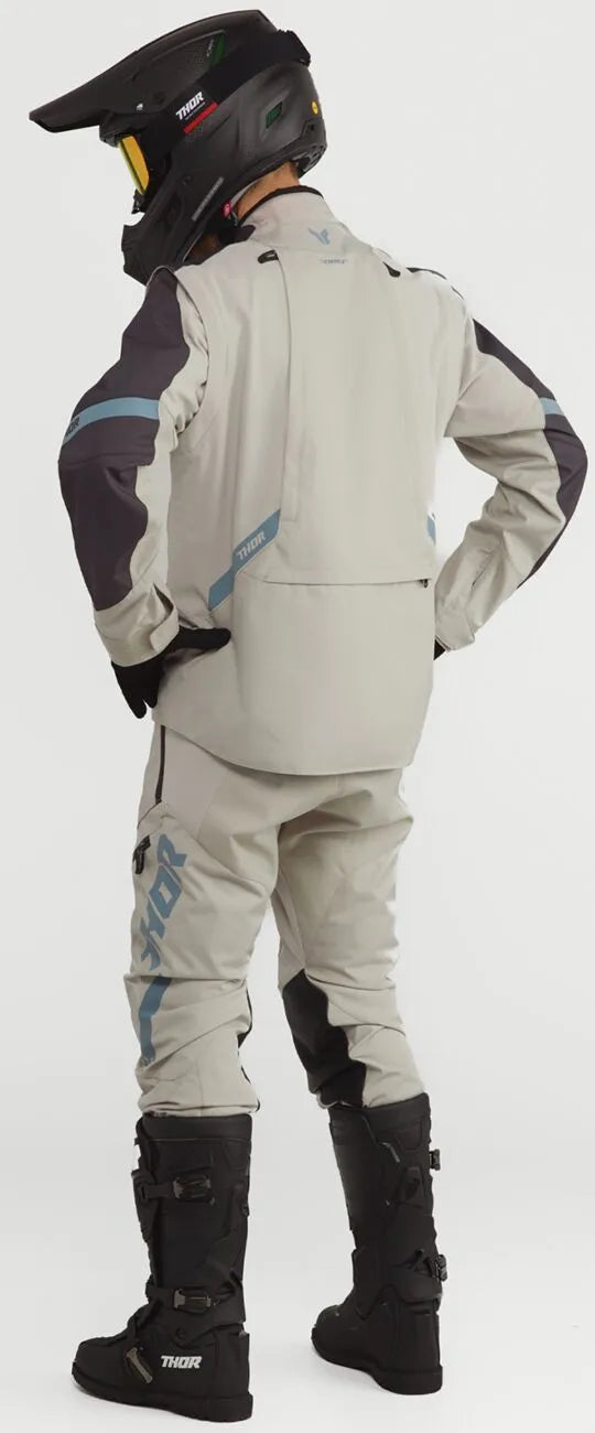 Thor Terrain Dual-Sport-Hose mit integriertem Stauraum – Schwarz/Sand