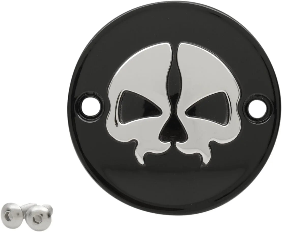 Drag Specialties Split Skull Points Cover - Schwarz