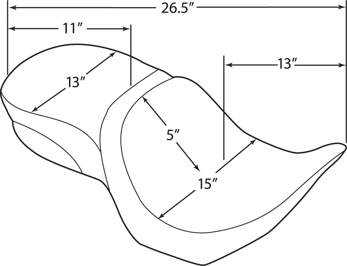 Drag Specialties Flacher Tourensitz