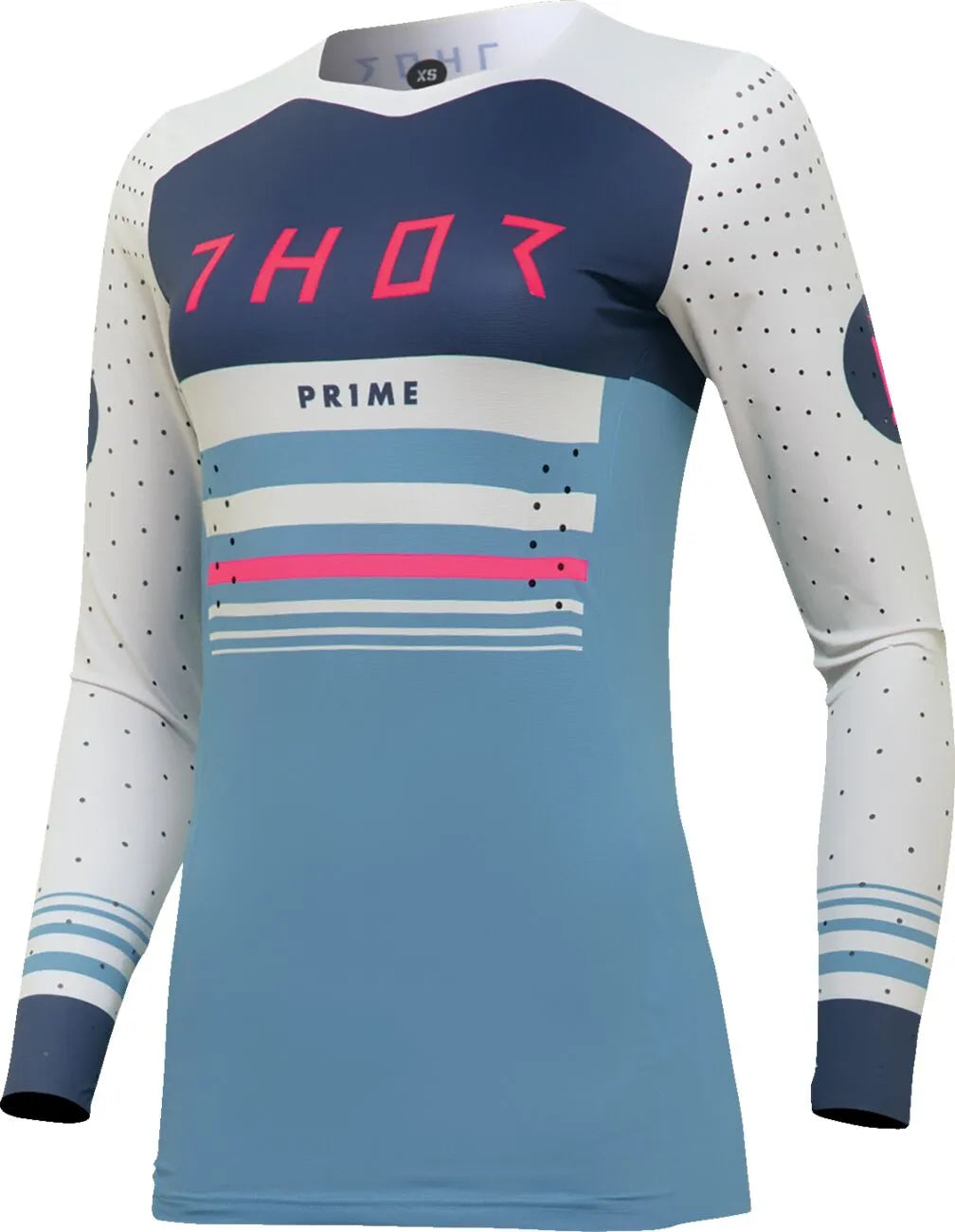 Thor Damen Prime Blaze Jersey – Blau/Weiß