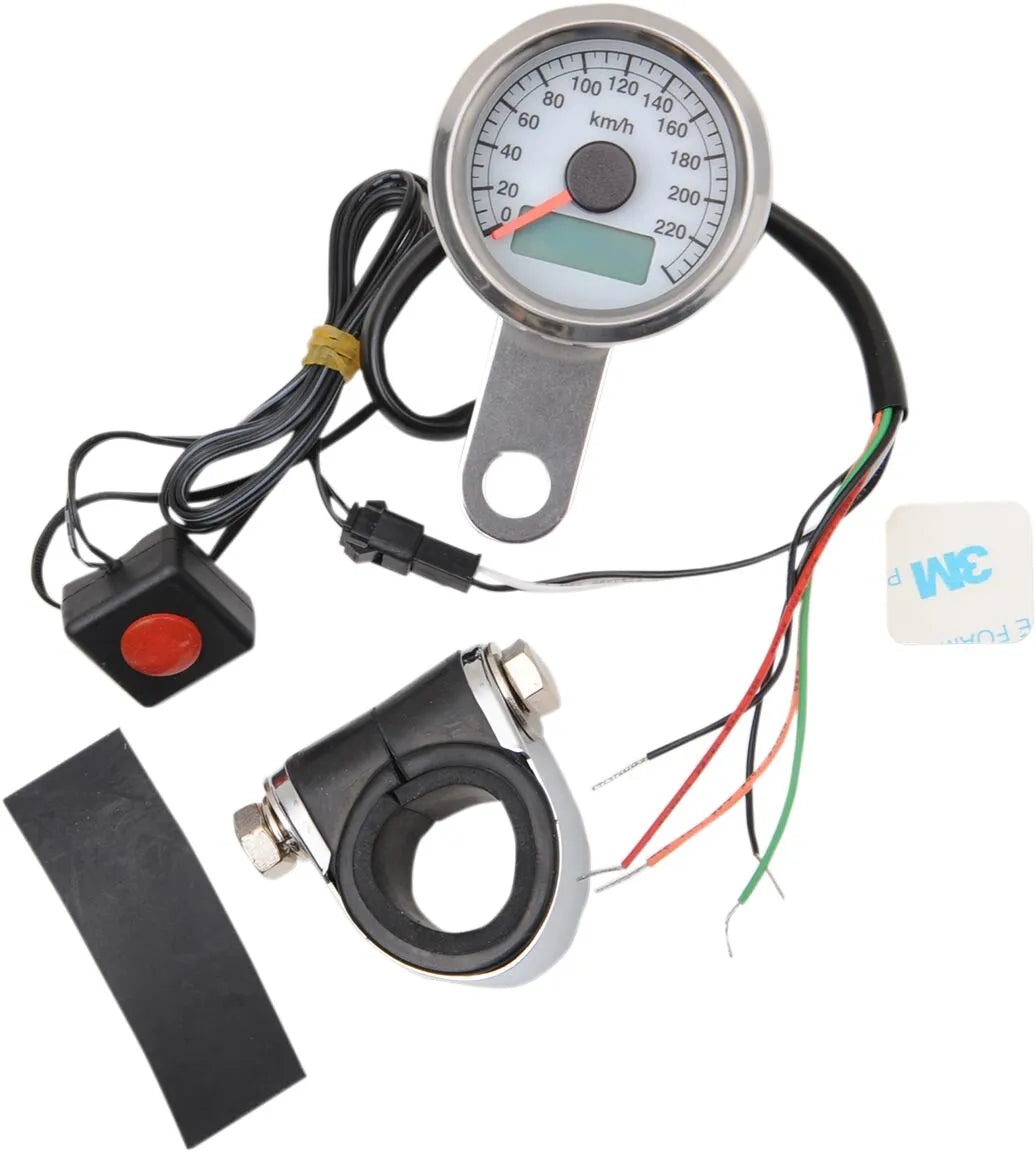 Programmierbarer Mini-Tachometer von Drag Specialties