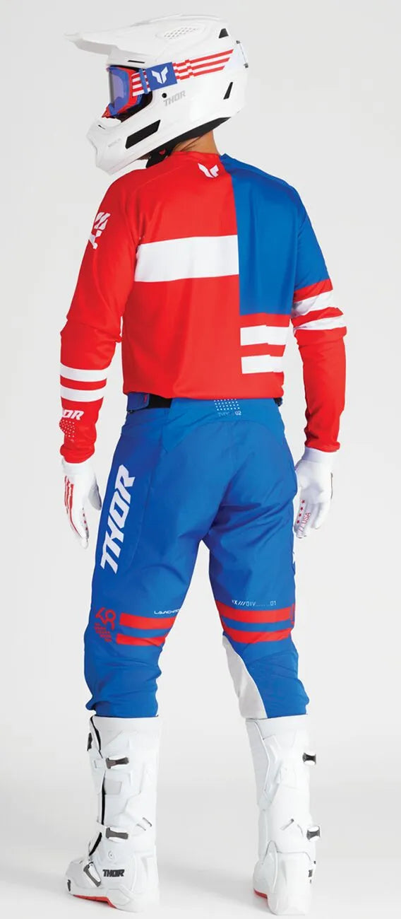 Thor Launchmode Patriot Jersey – Blau/Rot/Weiß