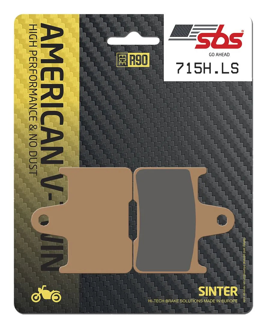 SBS HLS Street Excel Sinter-Bremsbeläge für die Hinterachse