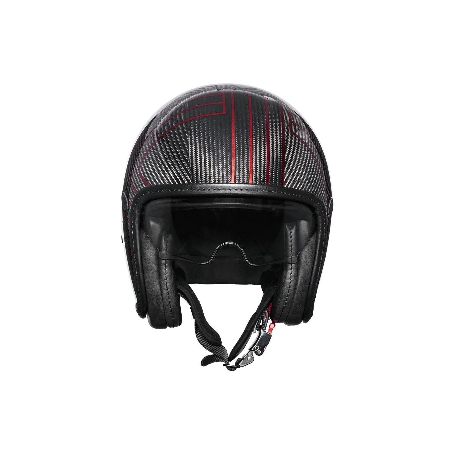 Premier Helmets Vintage Carbon Jethelm – Platinum Edition