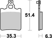 Moto-Master Nitro Sinter-Bremsbeläge für MX/Enduro
