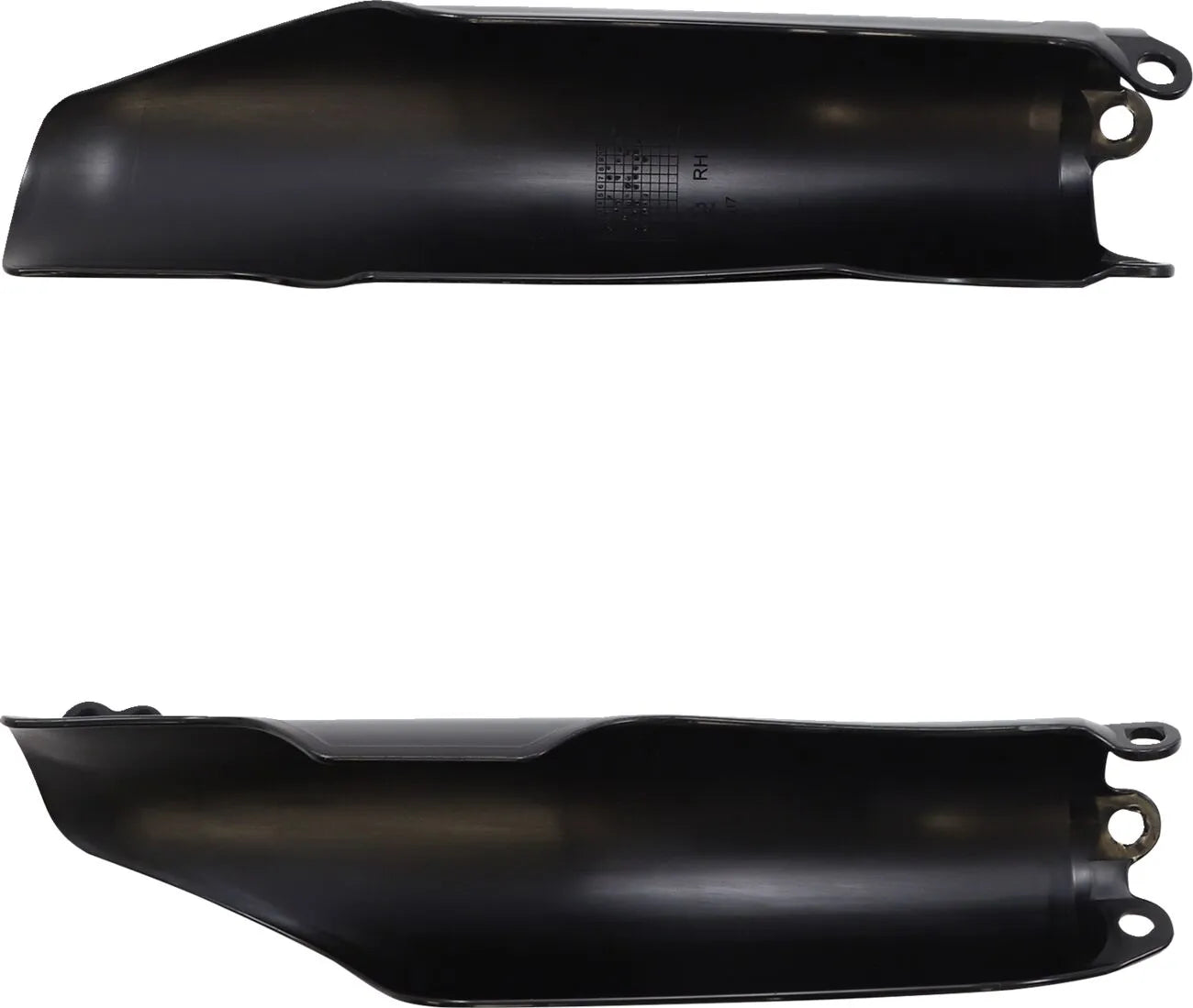 Polisport Gabelschutzabdeckung – Schwarzer Kunststoff, OEM-Passform