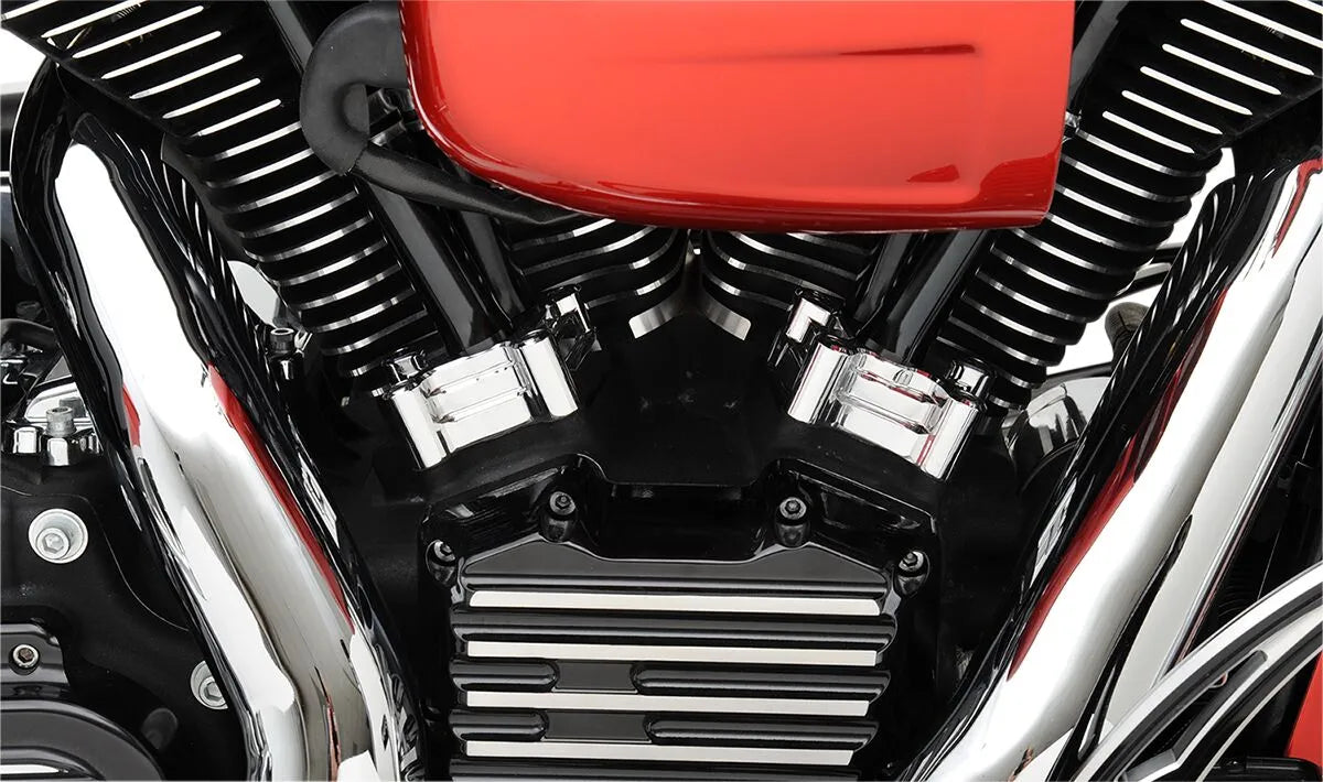 Arlen Ness 10 Gauge Stößelblockabdeckungen - Chrom