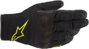 Alpinestars S-max Drystar Handschuhe – Schwarz/Fluoreszierendes Gelb