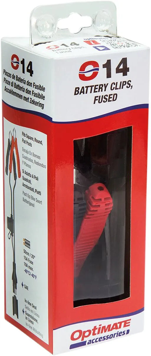 Tecmate Optimate Batterieklemmen – 10 Ampere