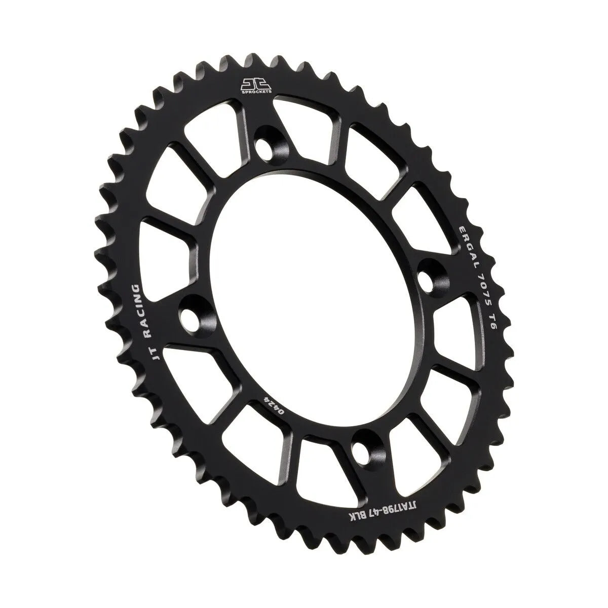 JT Sprockets Aluminium-Kettenrad hinten, 47 Zähne, schwarz