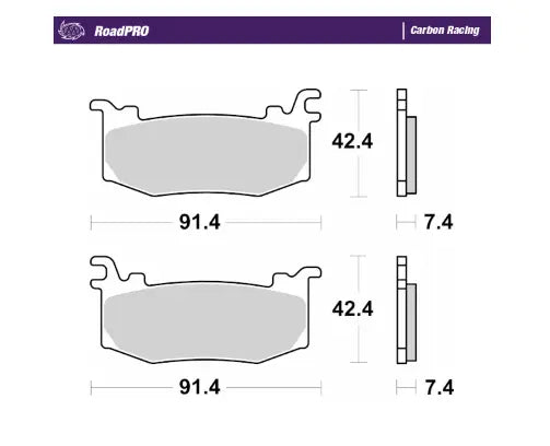 Moto-master Roadpro Carbon Racing Bremsbeläge