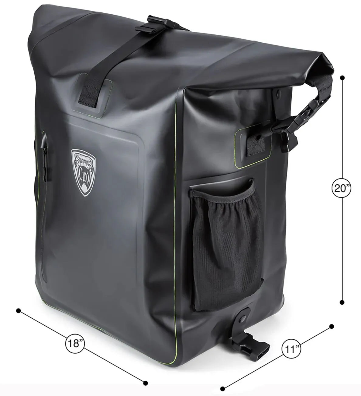 Ciro Dryforce Wasserdichte Rolltop-Motorradtasche