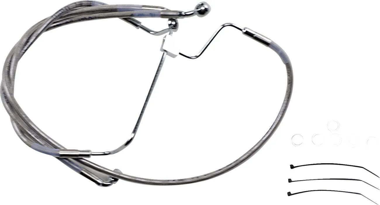 Drag Specialties Bremsleitungssatz mit Verlängerung - Ohne ABS