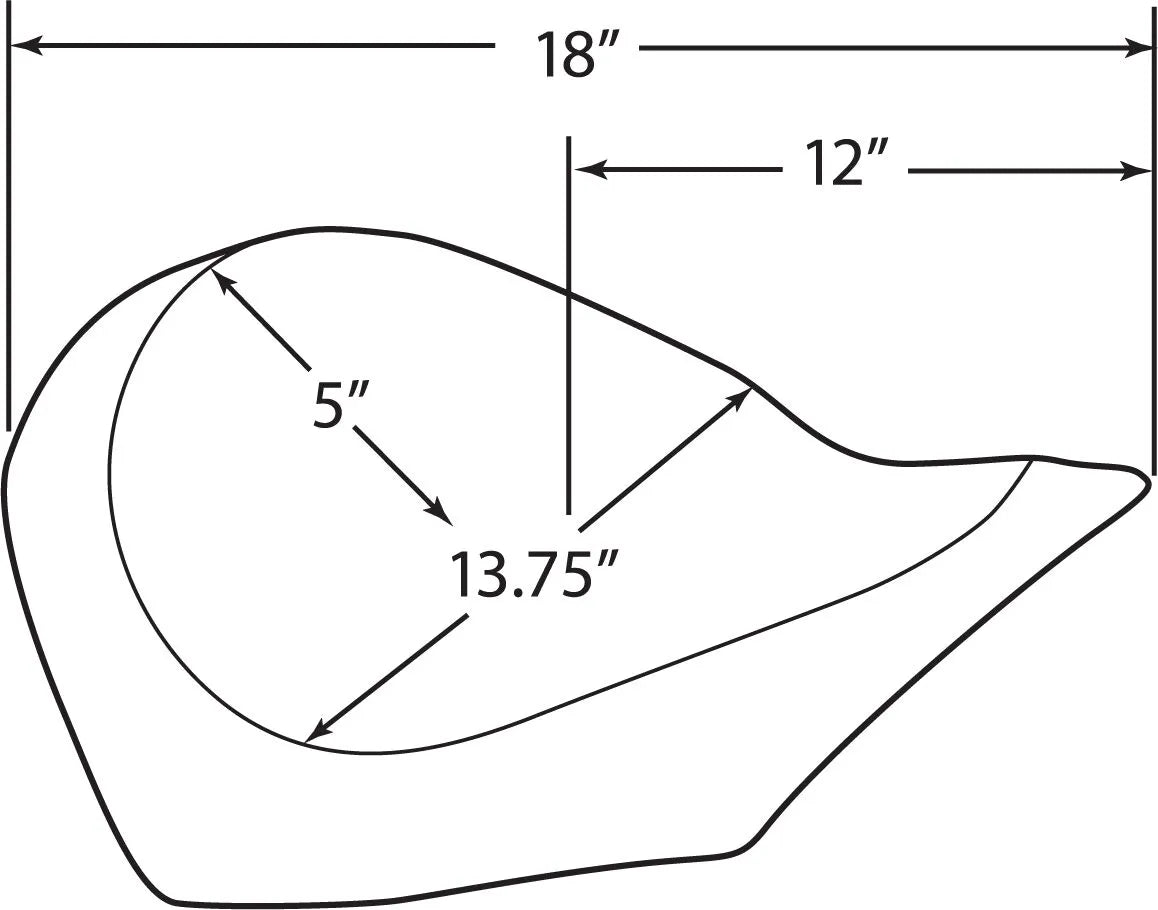 Drag Specialties Flacher Solositz