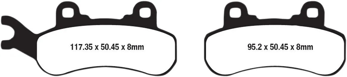 EBC Long-life Sintered "R" Bremsbeläge