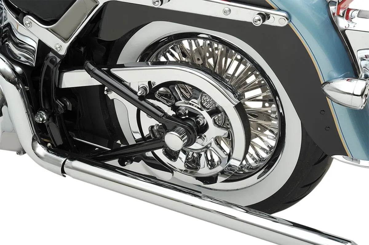 Drag Specialties Chrom-Riemenscheibe hinten - 66 Zähne