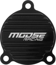 Moose Offroad gefräster Ölfilterdeckel – Schwarzes Aluminium