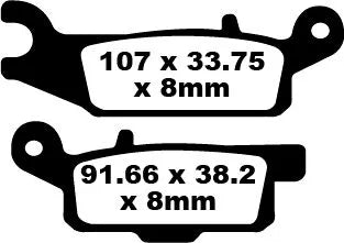 EBC TT Sport Carbon Fusion Bremsbeläge