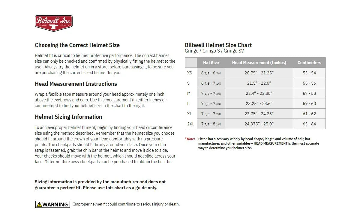 Biltwell Gringo SV Integralhelm - Intersection Warm