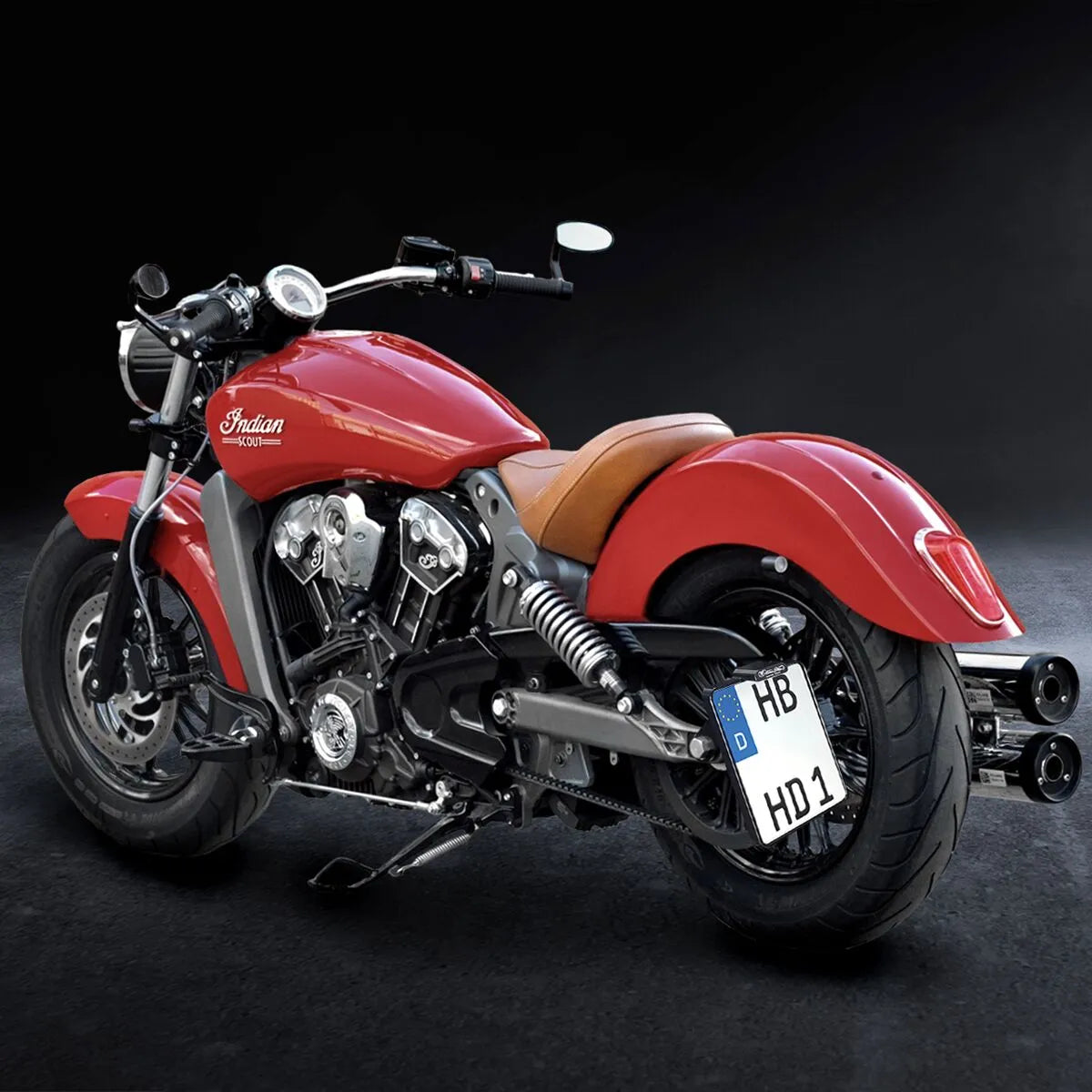 Heinz Bikes Einsteck-Kennzeichenhalterungen