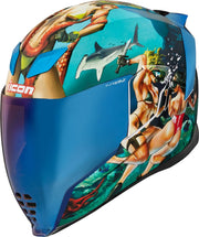 Icon Airflite Pleasuredome 4 Integralhelm Blau