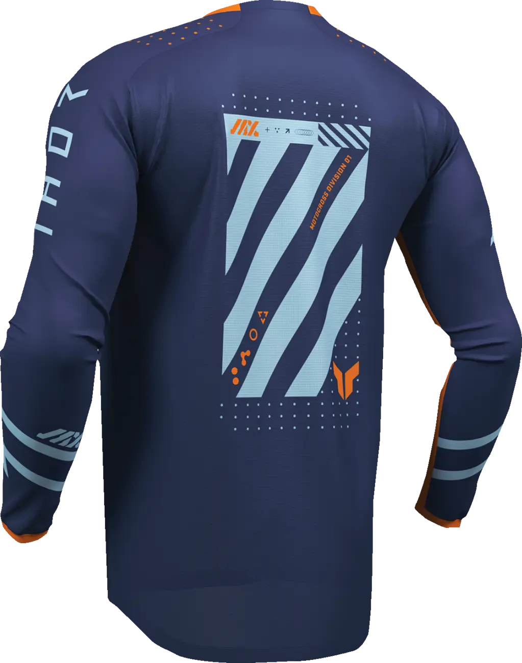Thor Youth Launchmode Futura Jersey - Blau/Orange/Marineblau