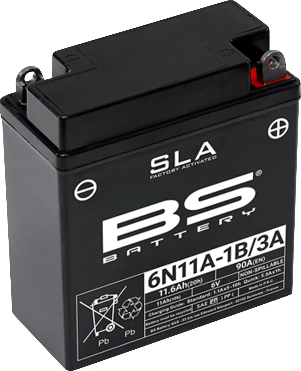 BS Batterie AGM 6V 11Ah Batterie