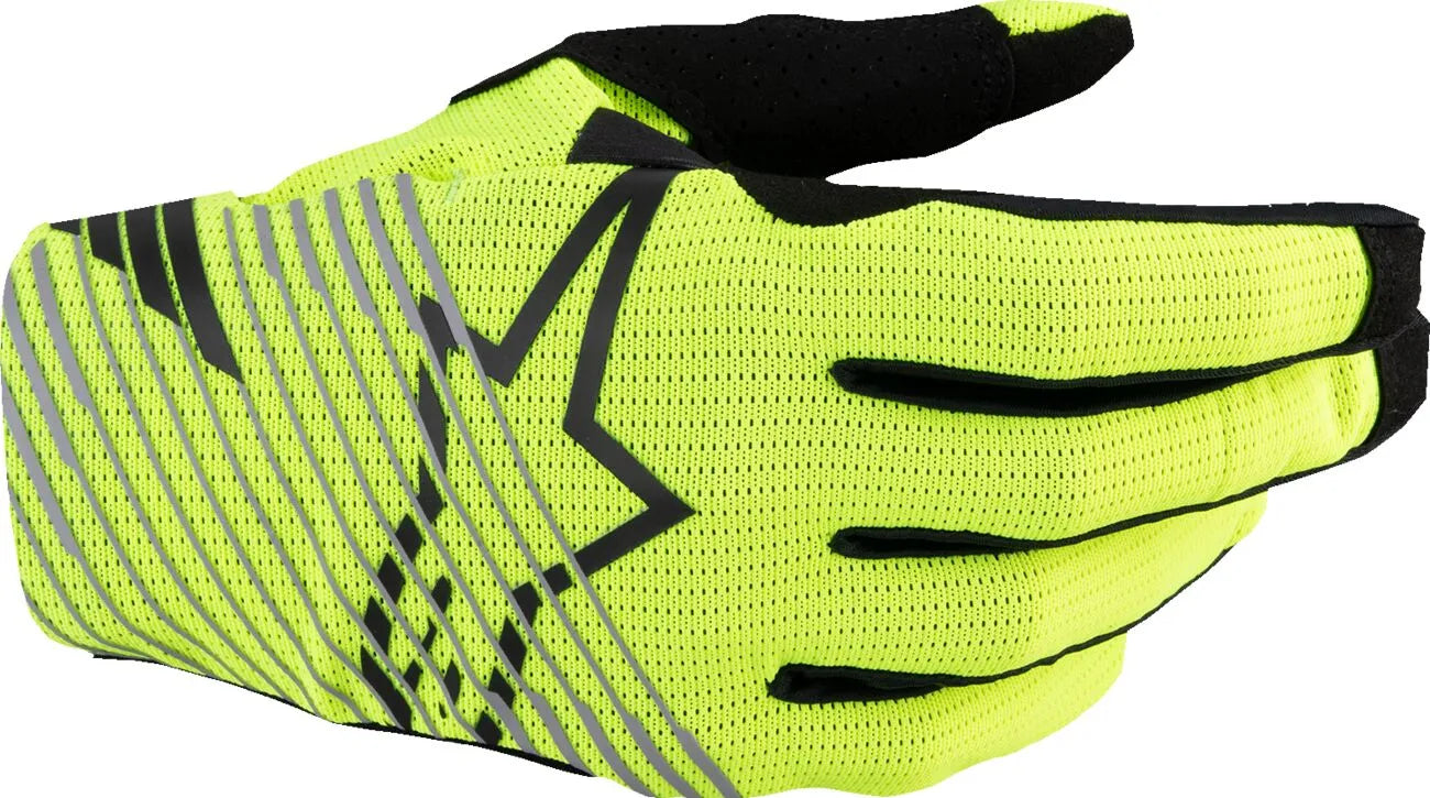 Alpinestars Radar Pro MX Handschuhe – Schwarz/Fluoreszierendes Gelb