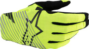 Alpinestars Radar Pro MX Handschuhe – Schwarz/Fluoreszierendes Gelb