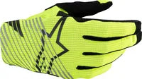Alpinestars Radar Pro MX Handschuhe – Schwarz/Fluoreszierendes Gelb