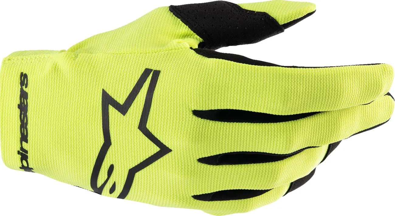Alpinestars Radar Handschuhe – Schwarz/Fluoreszierendes Gelb