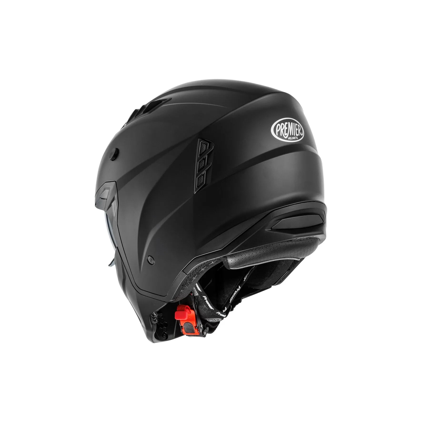 Premier Helmets Subverter Dual Sport Helm, Mattschwarz